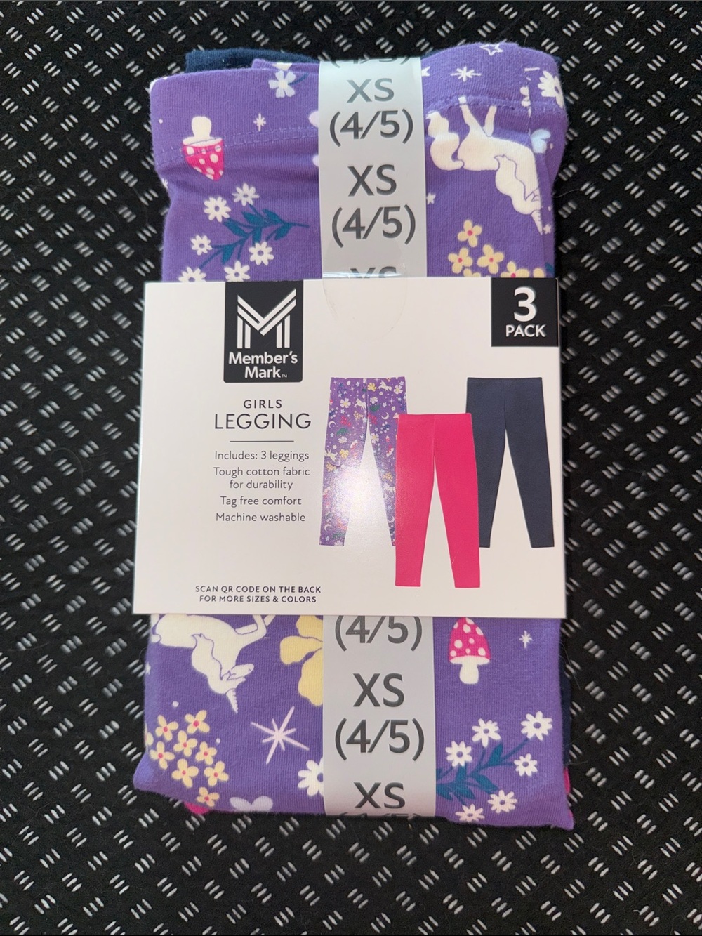 🛍 NWT 🛍 CUTE LITTLE GIRLS 3 PACK OF LEGGINGS SIZE 4/5 XS 🛍
